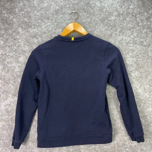 Lacoste National Geographic Sweater Youth 14 Blue Croc Patch Crewneck Pullover - Picture 8 of 9
